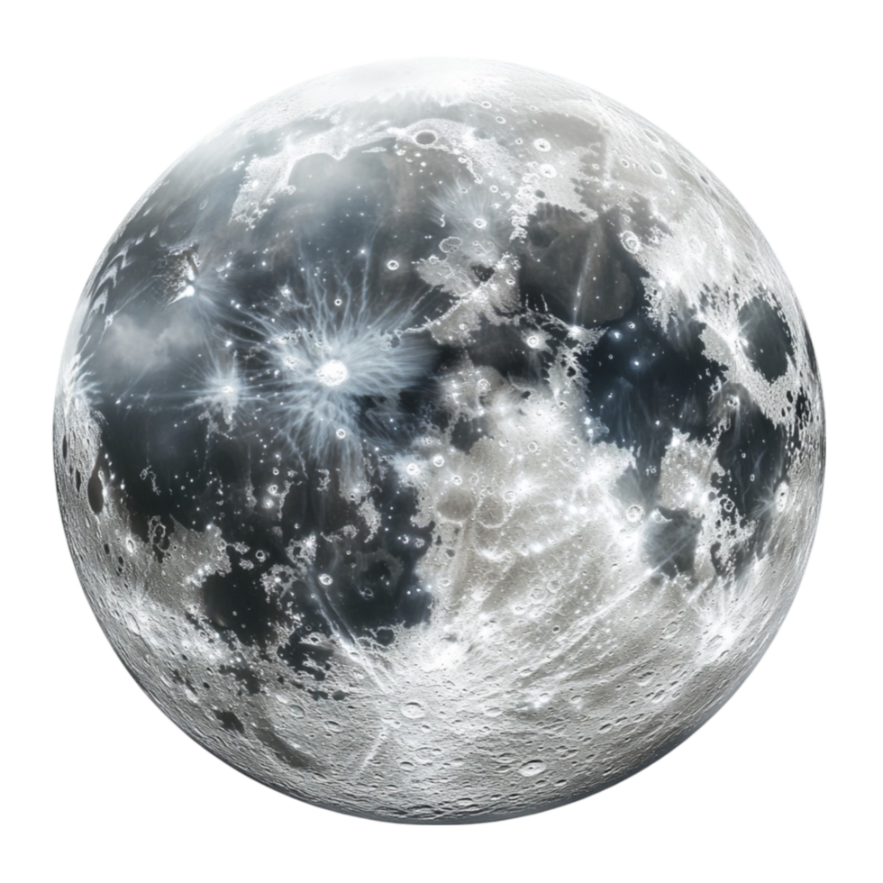 The Moon Is Shown In This Image Transparent Background. png