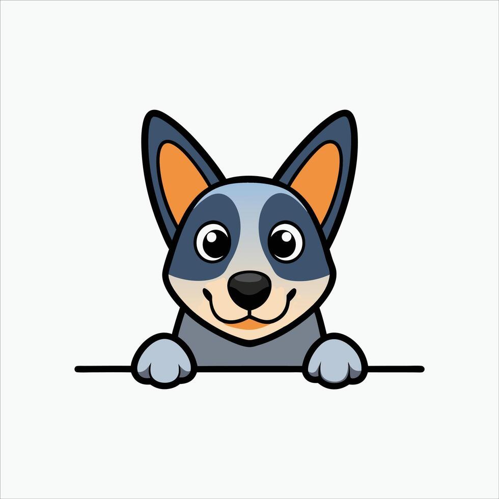 Australian Cattle Dog Isolated images vector