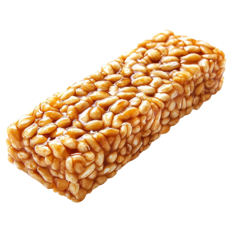 a bar of rice cereal on a transparent background png