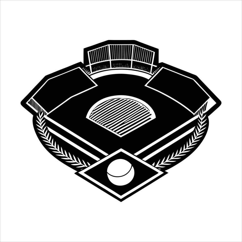 Baseball Diamond Images vector