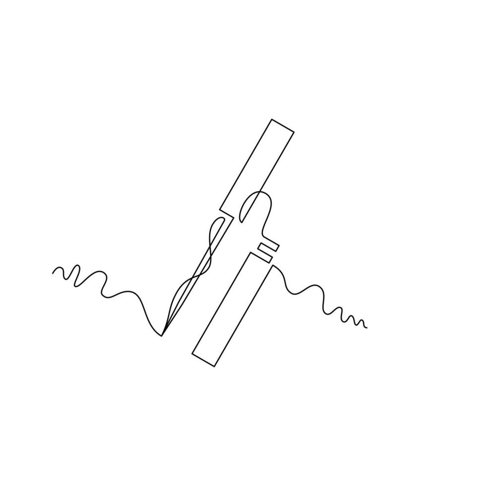 illustration of eyeliner one continuous line art. line, simple, hand drawn and sketch style. for icon, symbol, sign or logo vector