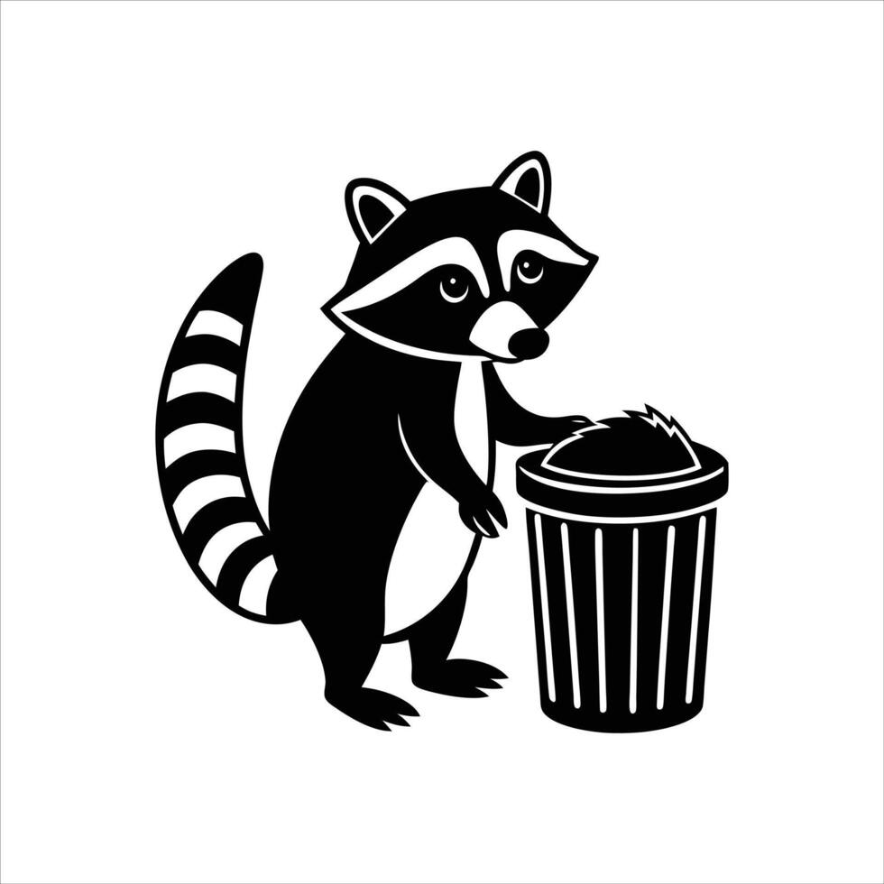 Raccoon Standing Pictures, Images vector