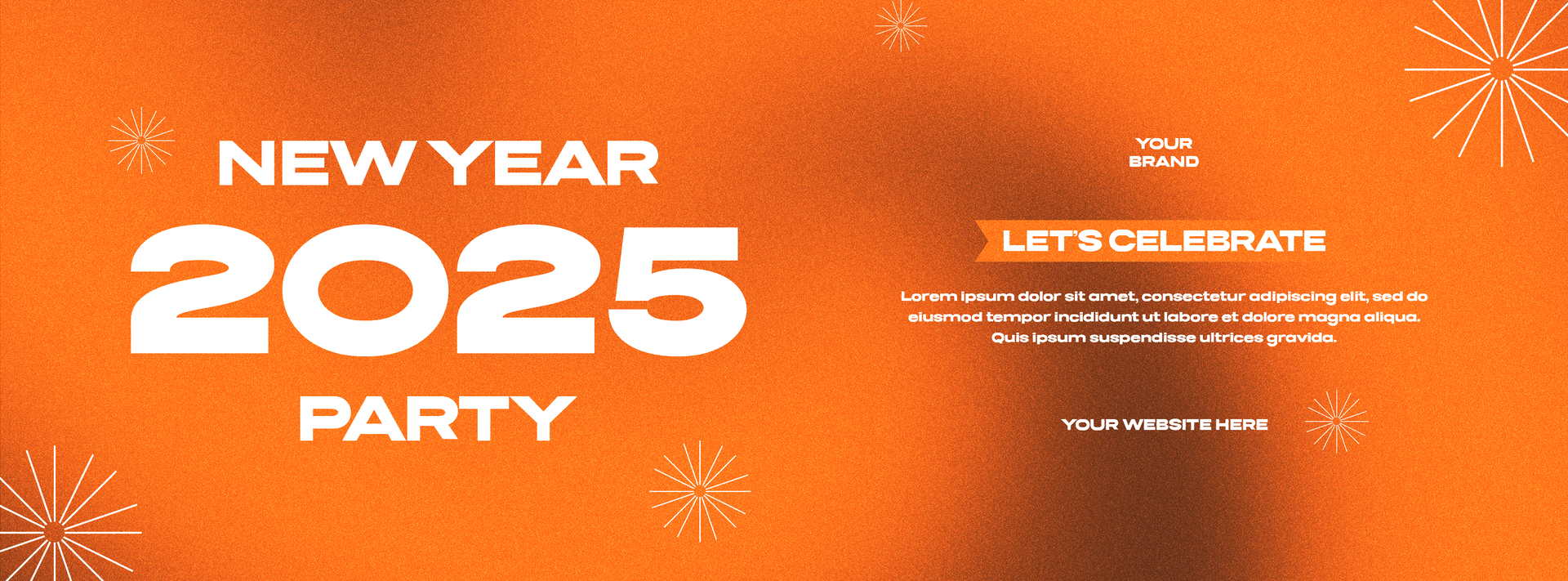 New Year 2025 Greetings Social Media Social Media Cover Template psd