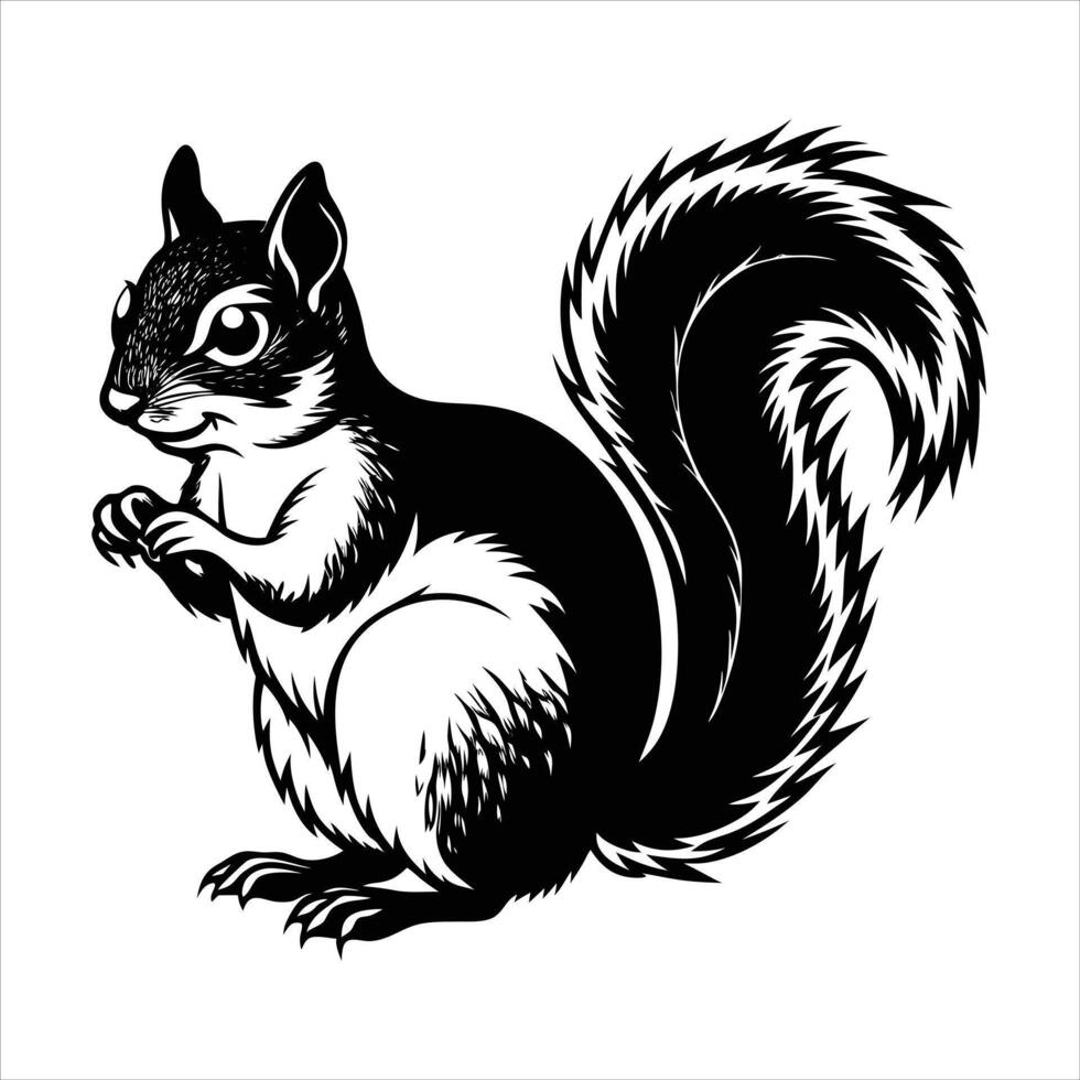 Majestic Flying Squirrel Isometric Illustrations vector