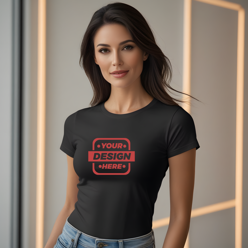 Tshirt Mockup for Women psd