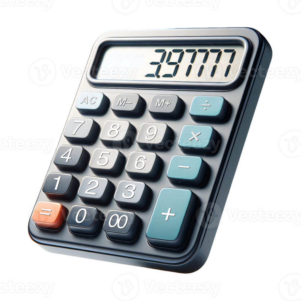 calculator on transparent background png