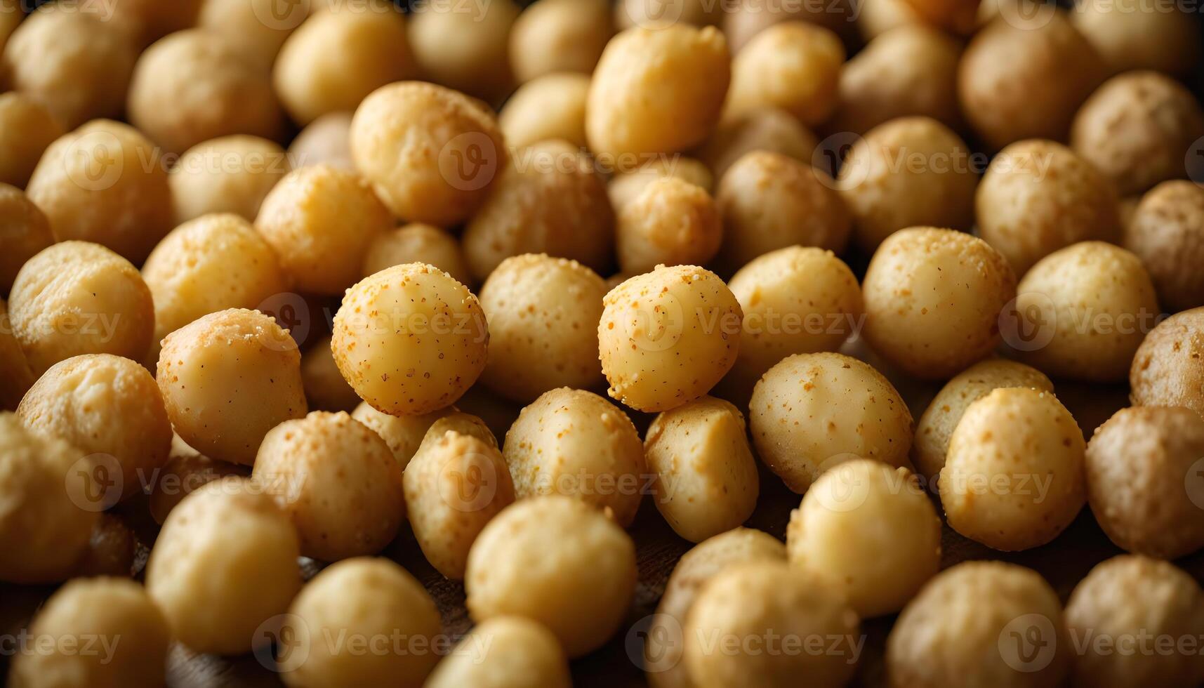 Closeup of Macadamia Nuts photo