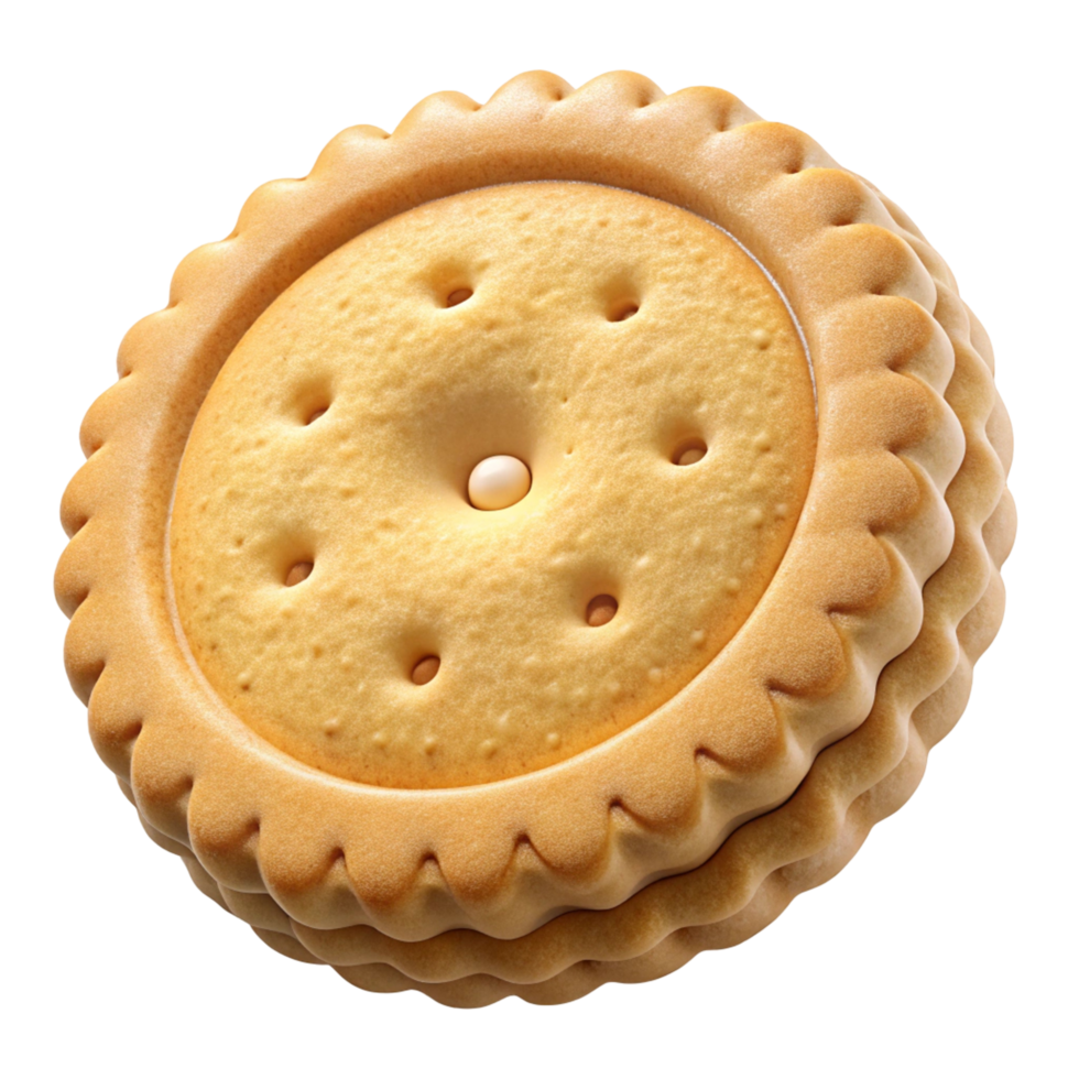 Close-up of a Delicious Golden Sandwich Biscuit png
