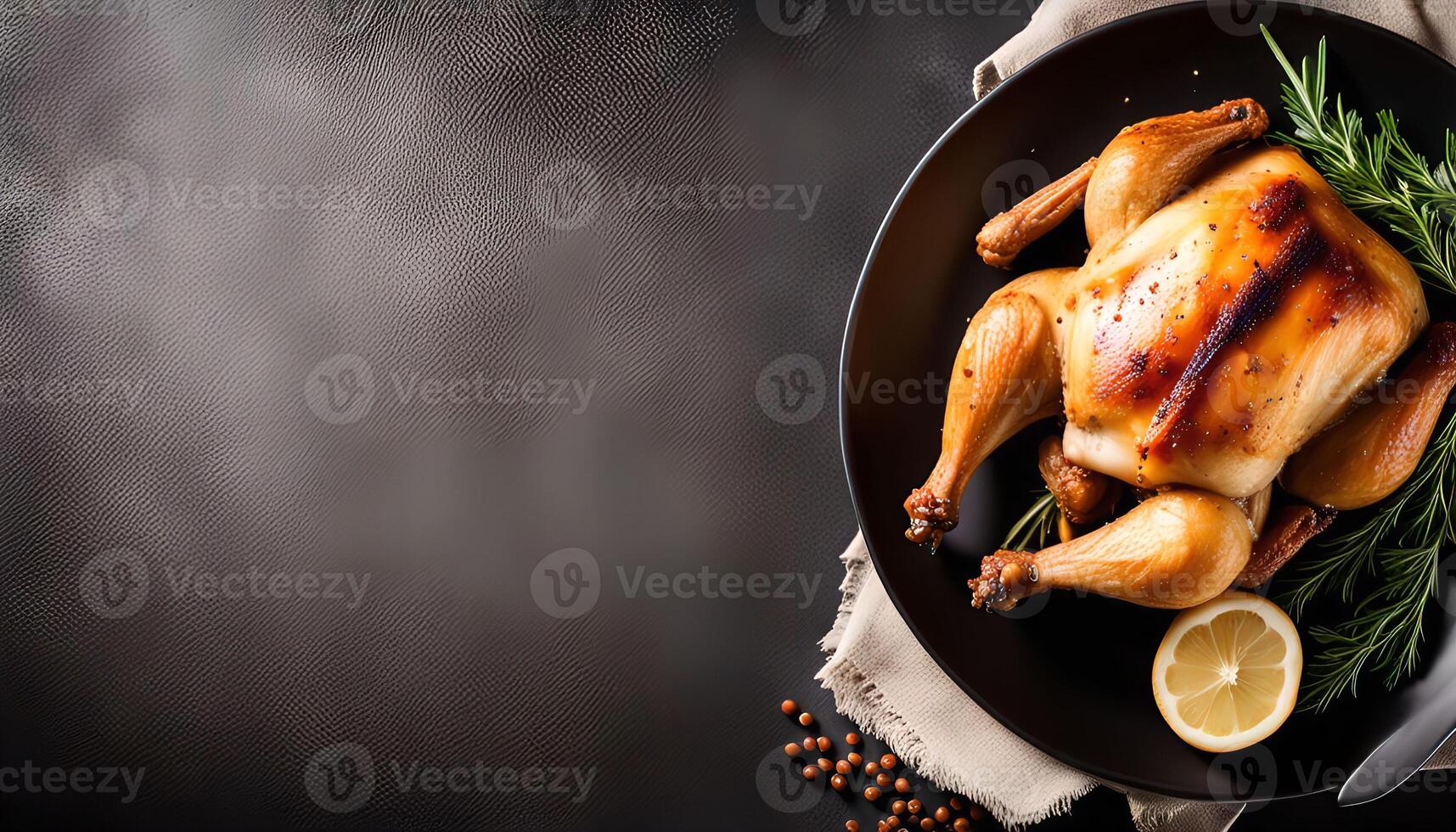 Roasted Chicken with Lemon and Rosemary photo
