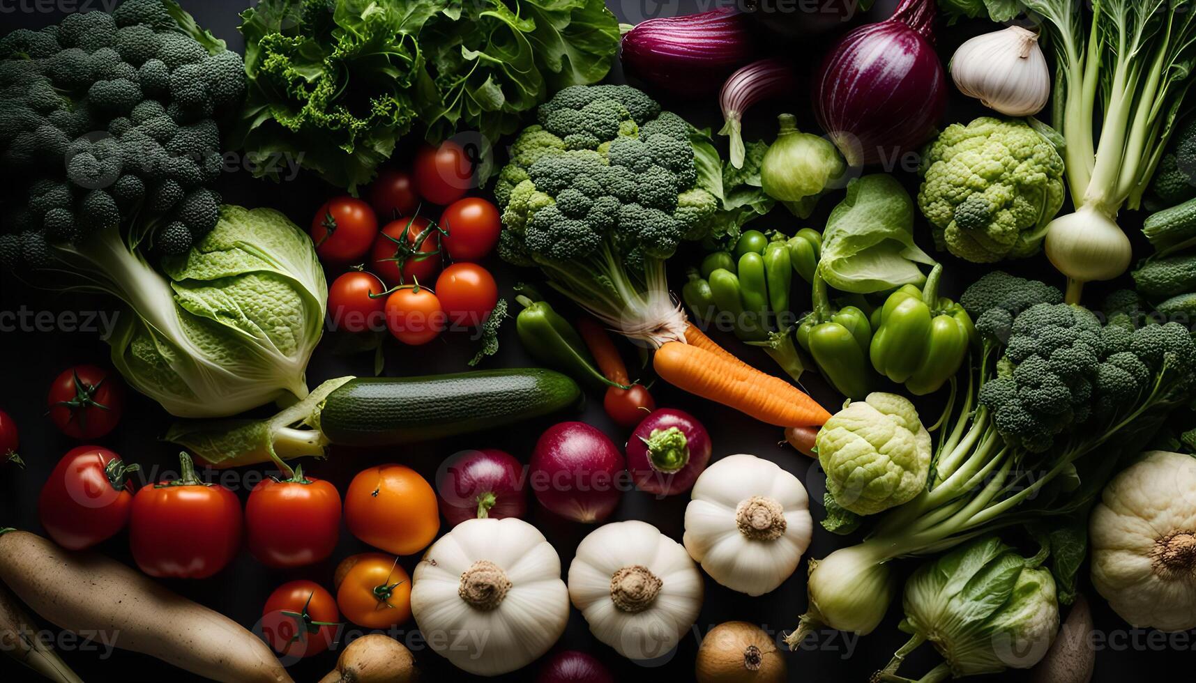 A Colorful Array of Fresh Vegetables photo