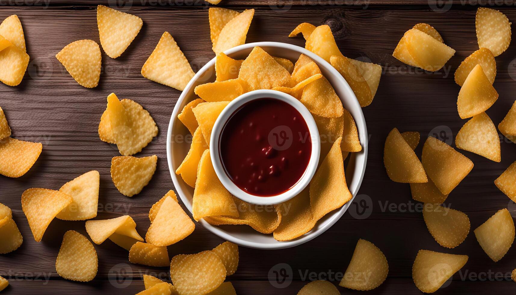 Crispy Snacks with Dip photo