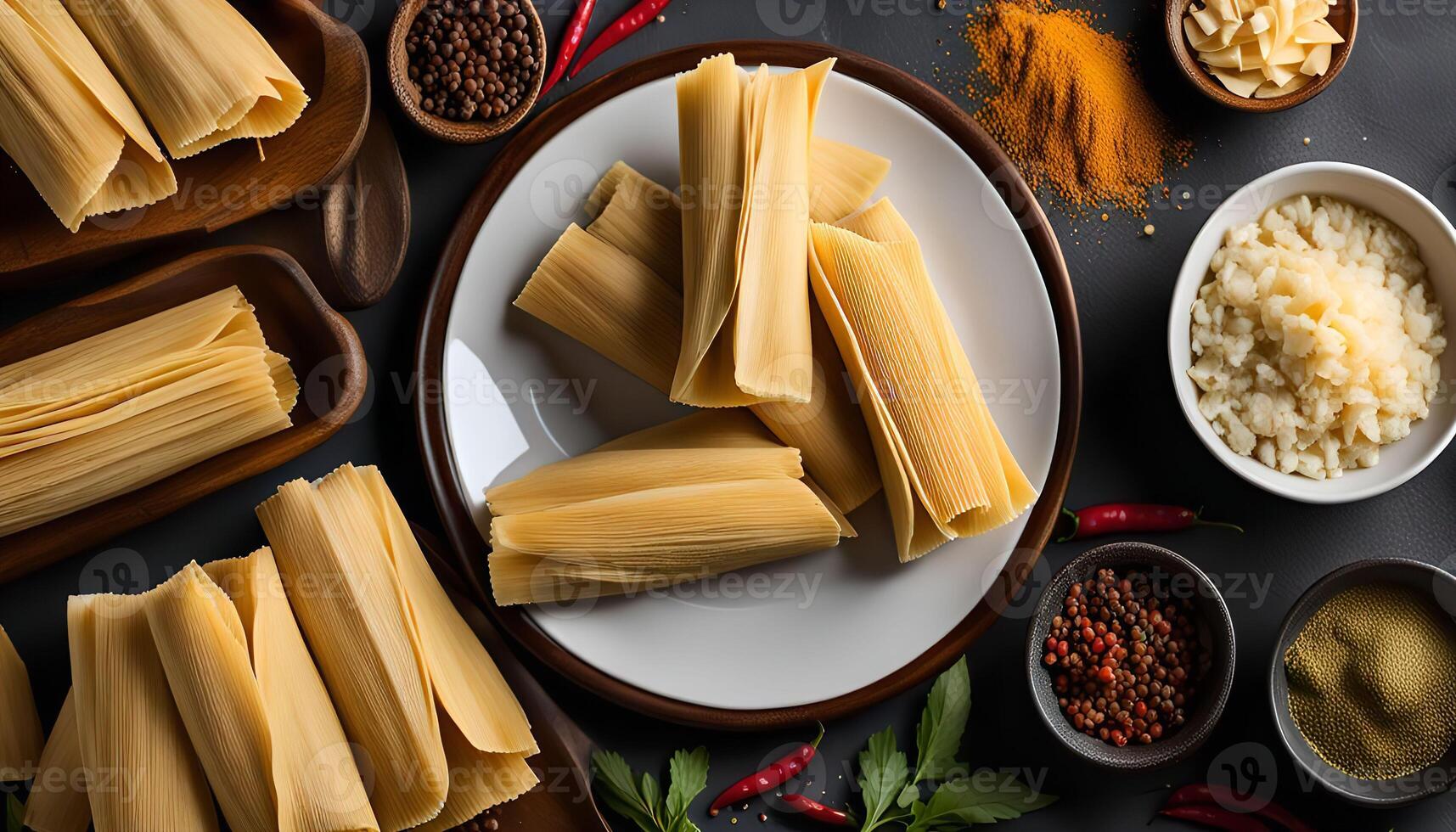 Tamales Ingredients and Preparation photo