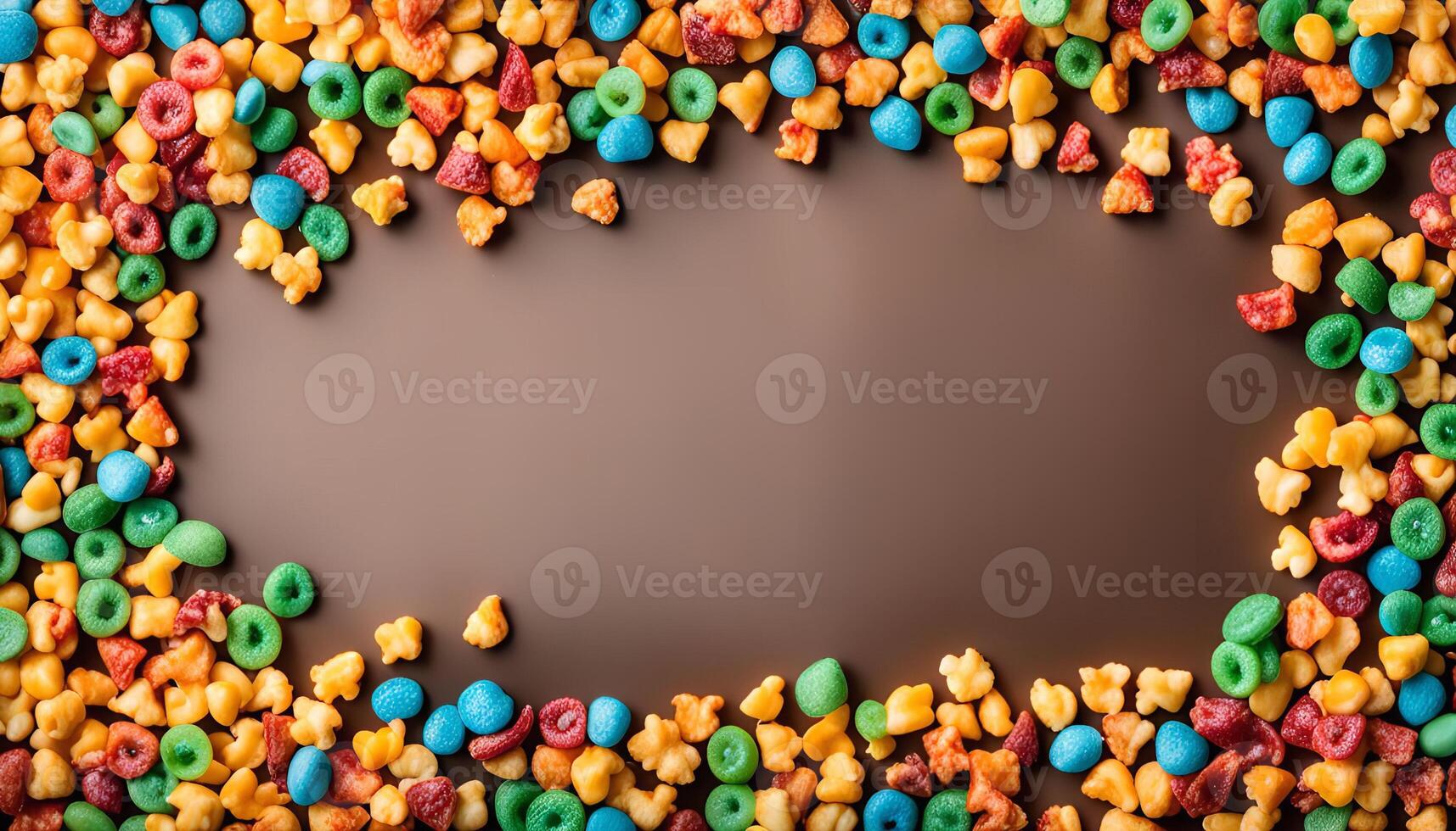 Colorful Cereal Border photo