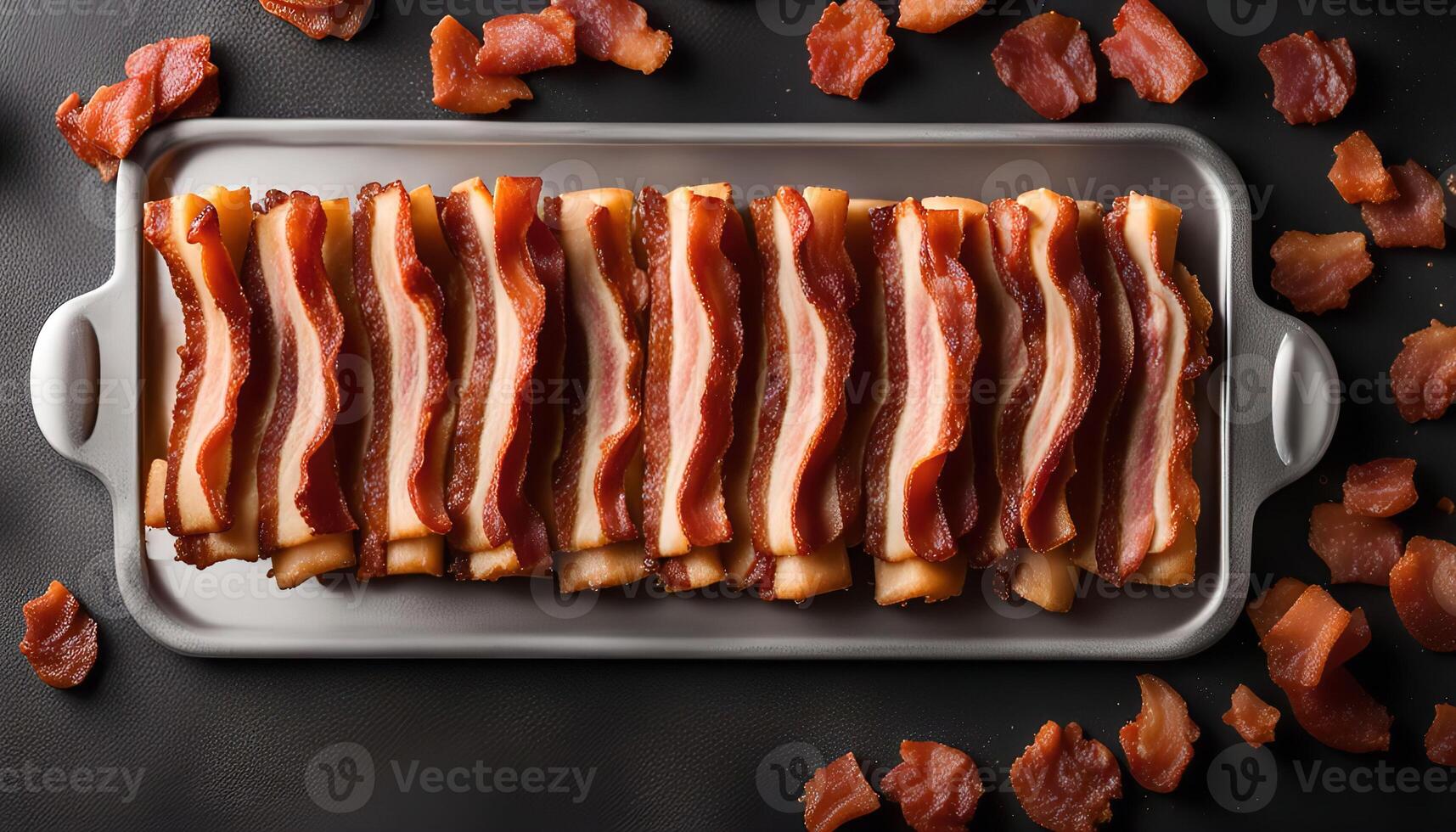 Crispy Bacon on a Tray photo
