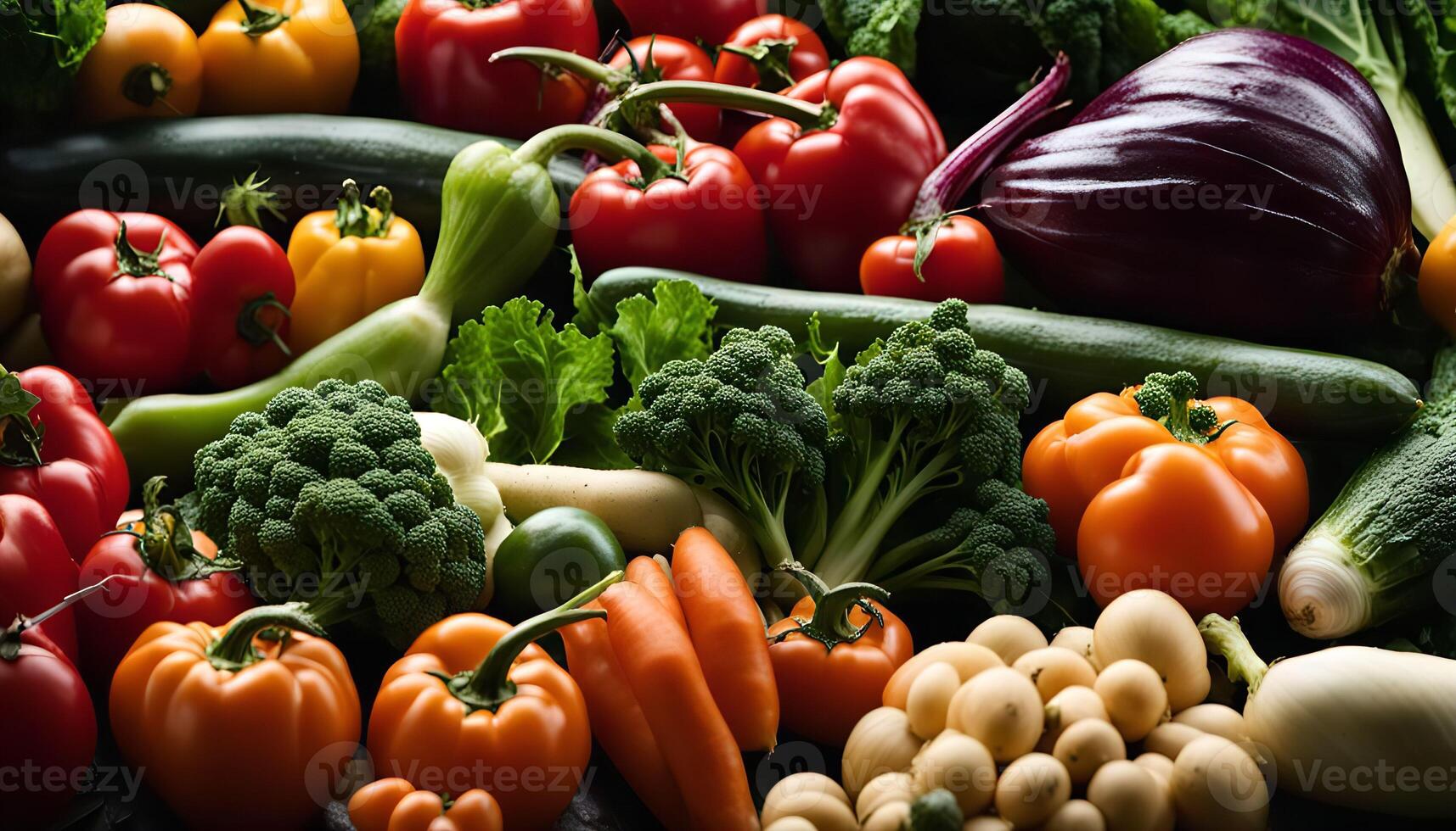 Assortment of Colorful Vegetables photo