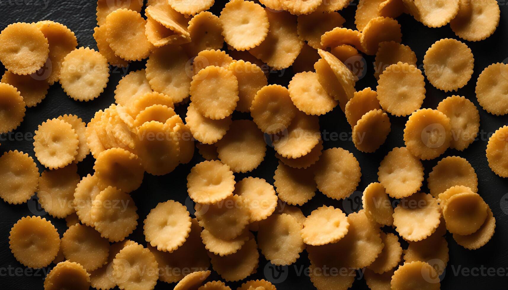 Round Crackers fastfood photo