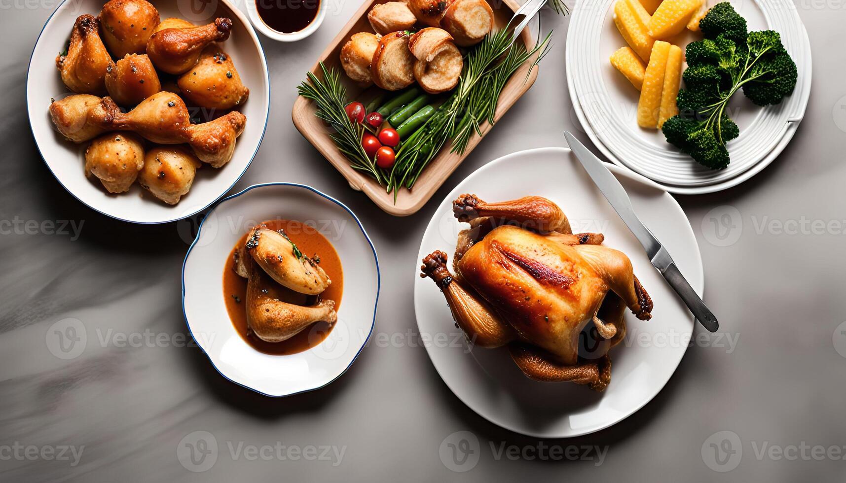 Roasted Chicken Dinner photo