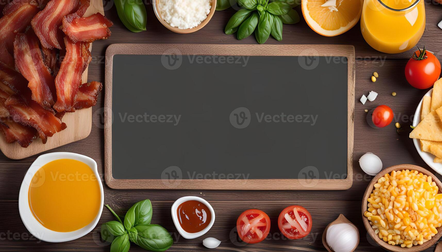 Ingredients for a Delicious Breakfast photo