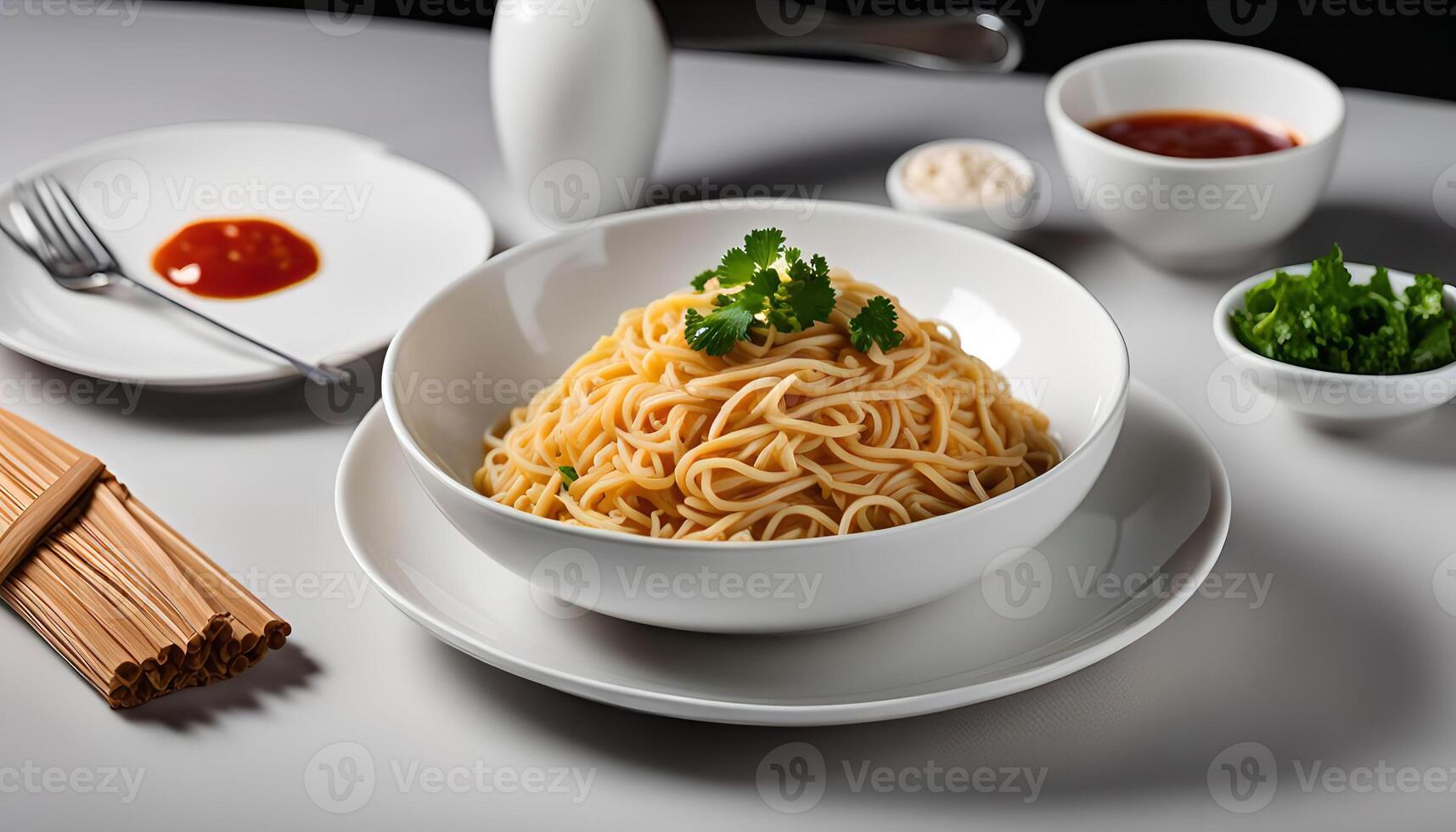 A Plate of Noodles photo