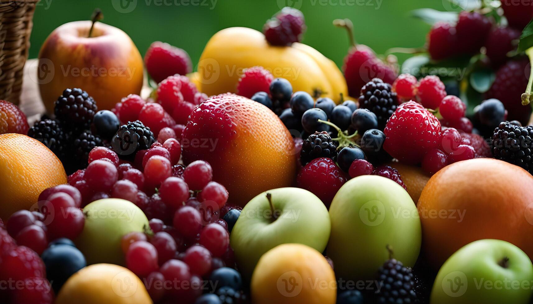 A Close-up of Fresh Summer Fruits photo