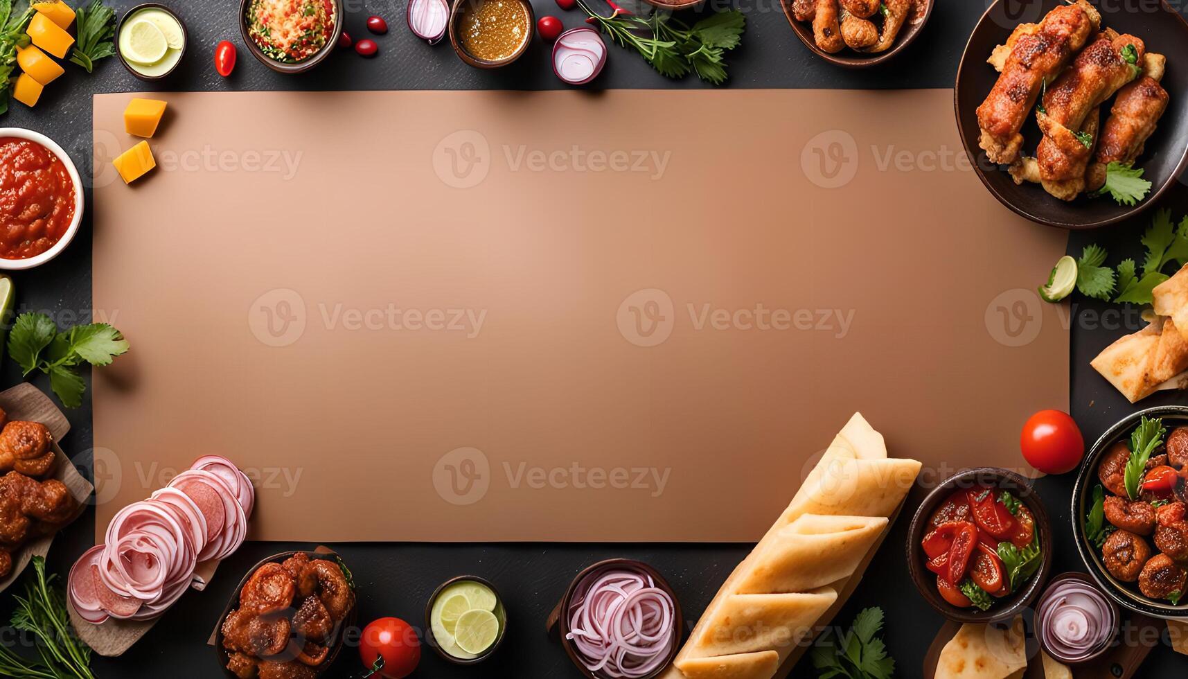 Delicious Food Arrangement photo