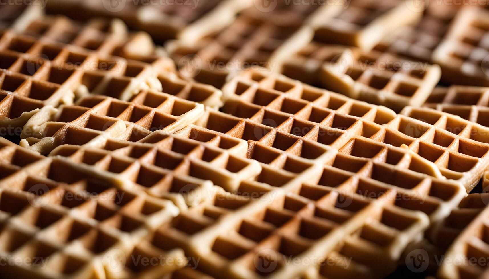 Close-up of Crispy Waffles photo