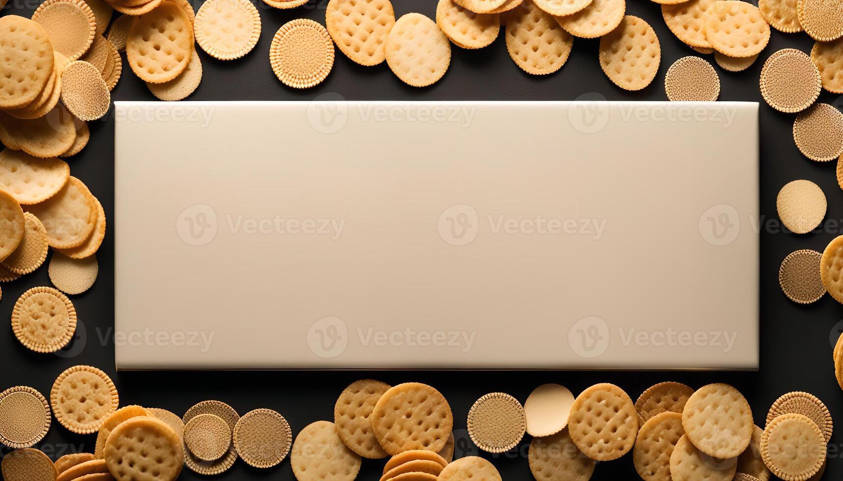 Blank Space Surrounded by Cookies photo
