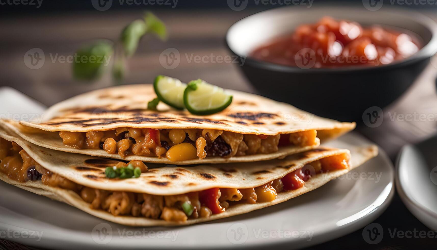 Delicious Quesadilla with Savory Filling photo