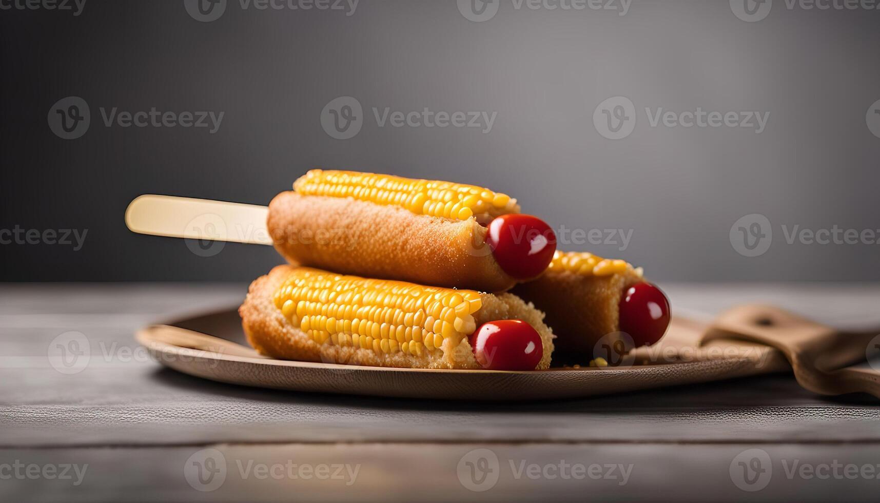 Corn Dog Delight A Stack of Deliciousness photo
