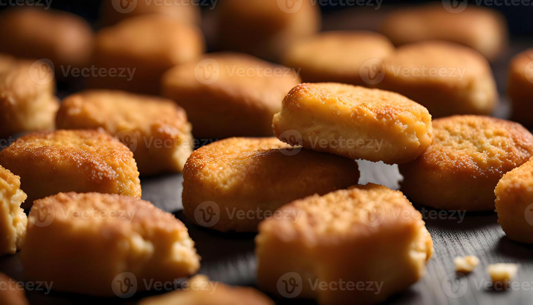 Close-up of Delicious Crispy Chicken Nuggets photo