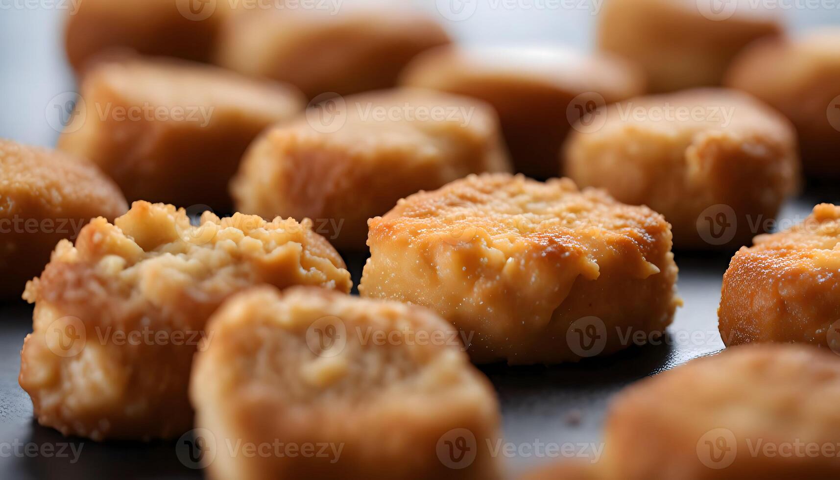 Closeup of Delicious, Golden Brown Cookies photo