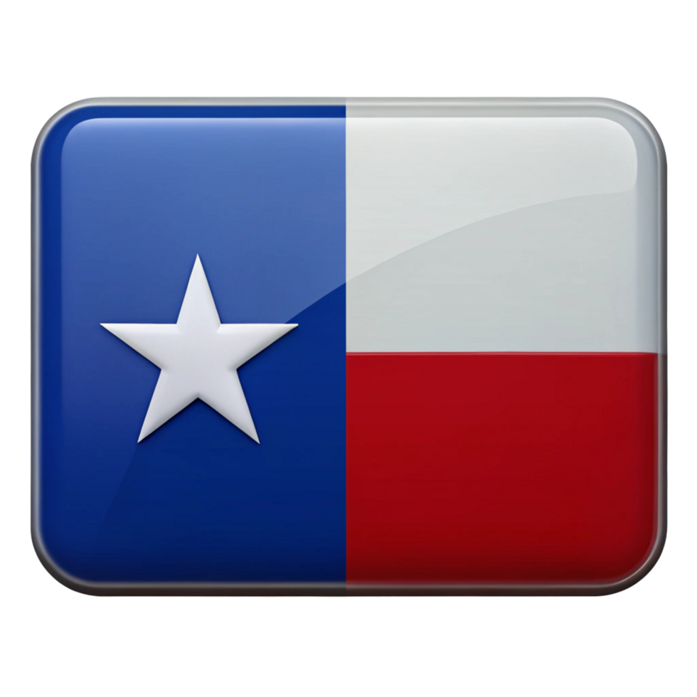 High quality Texas Flag Image for Design Projects png