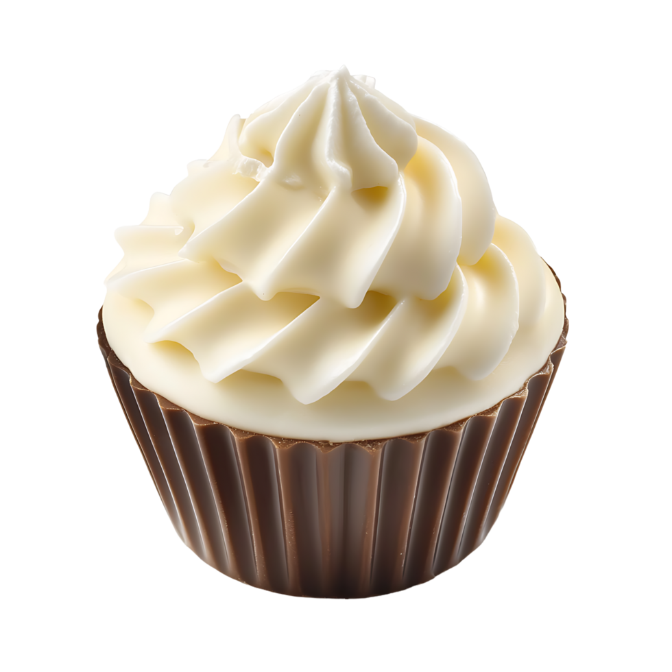 Cupcake with White Frosting png