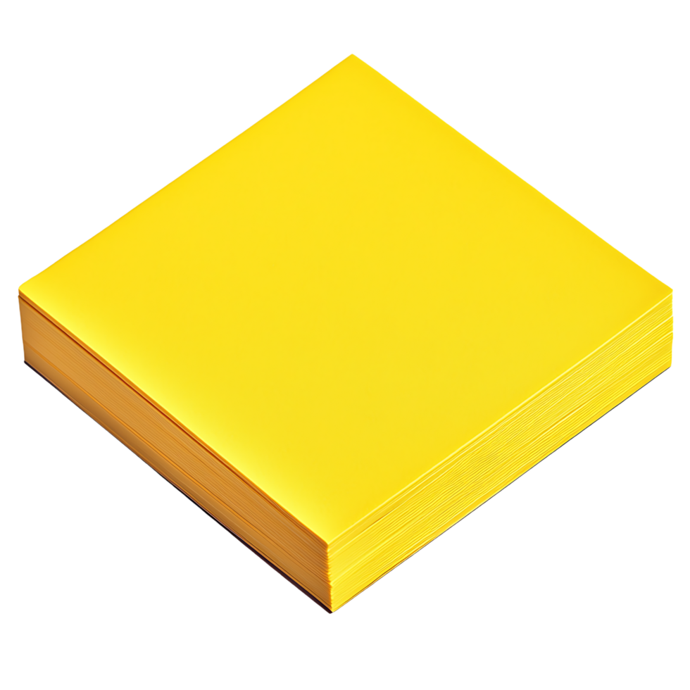 Yellow Sticky Note Pad png