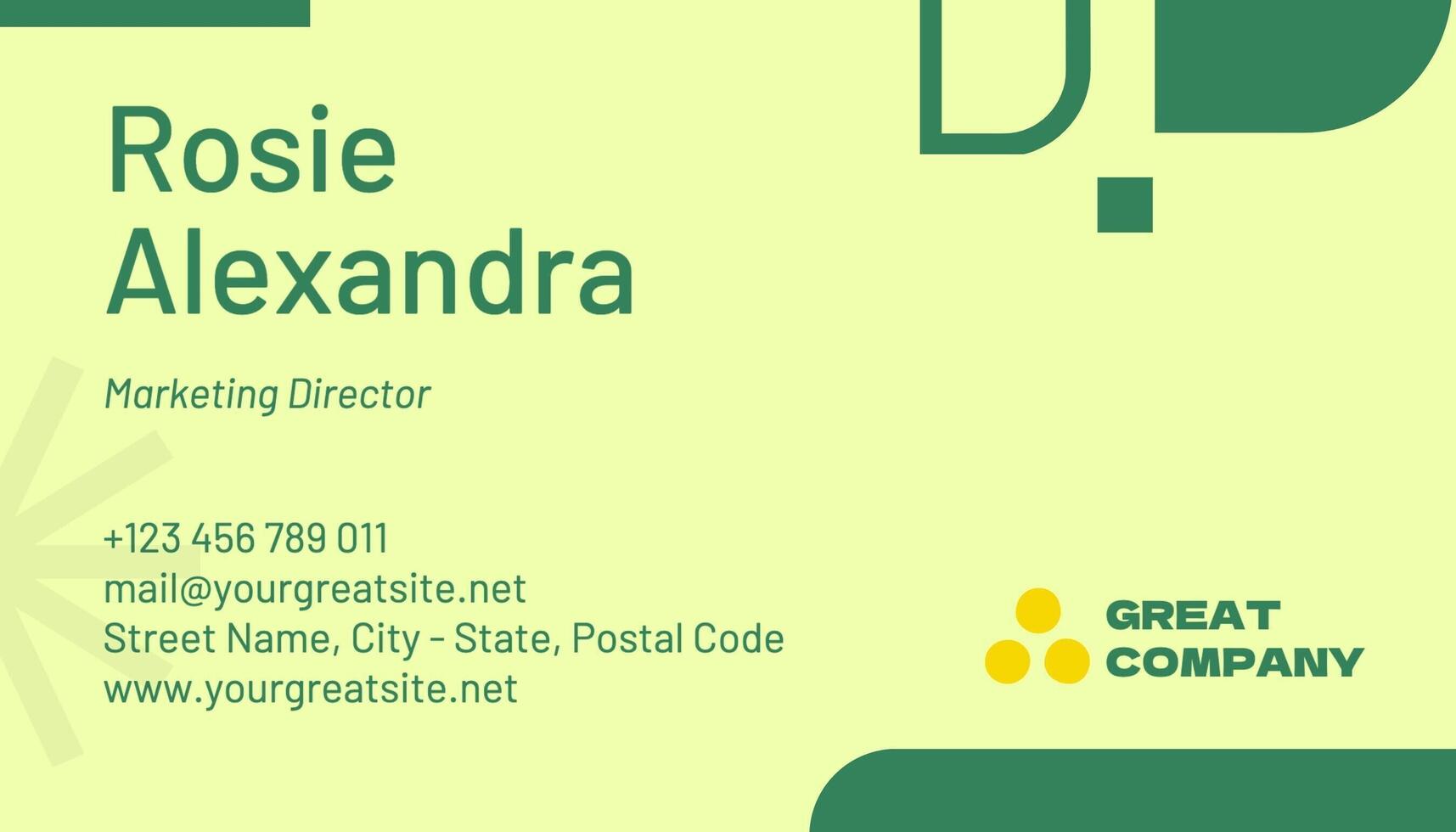 Business Card Design template