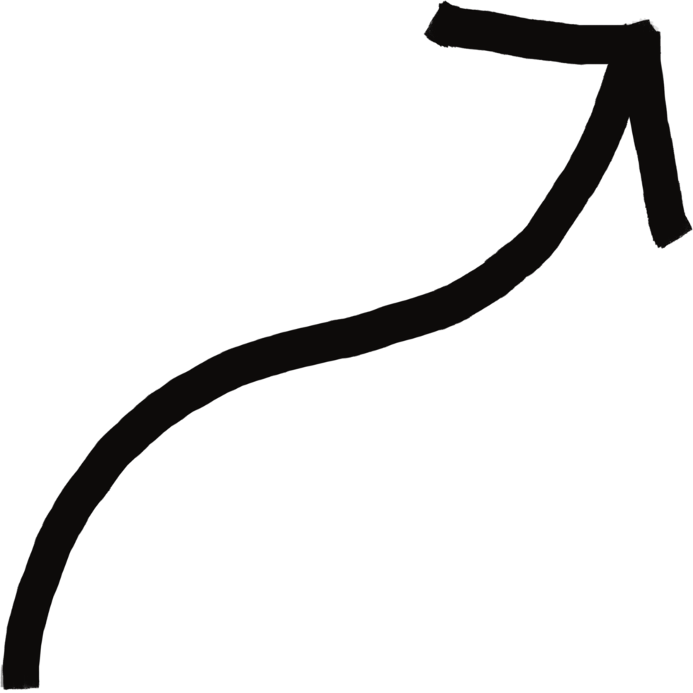 Black arrow line png