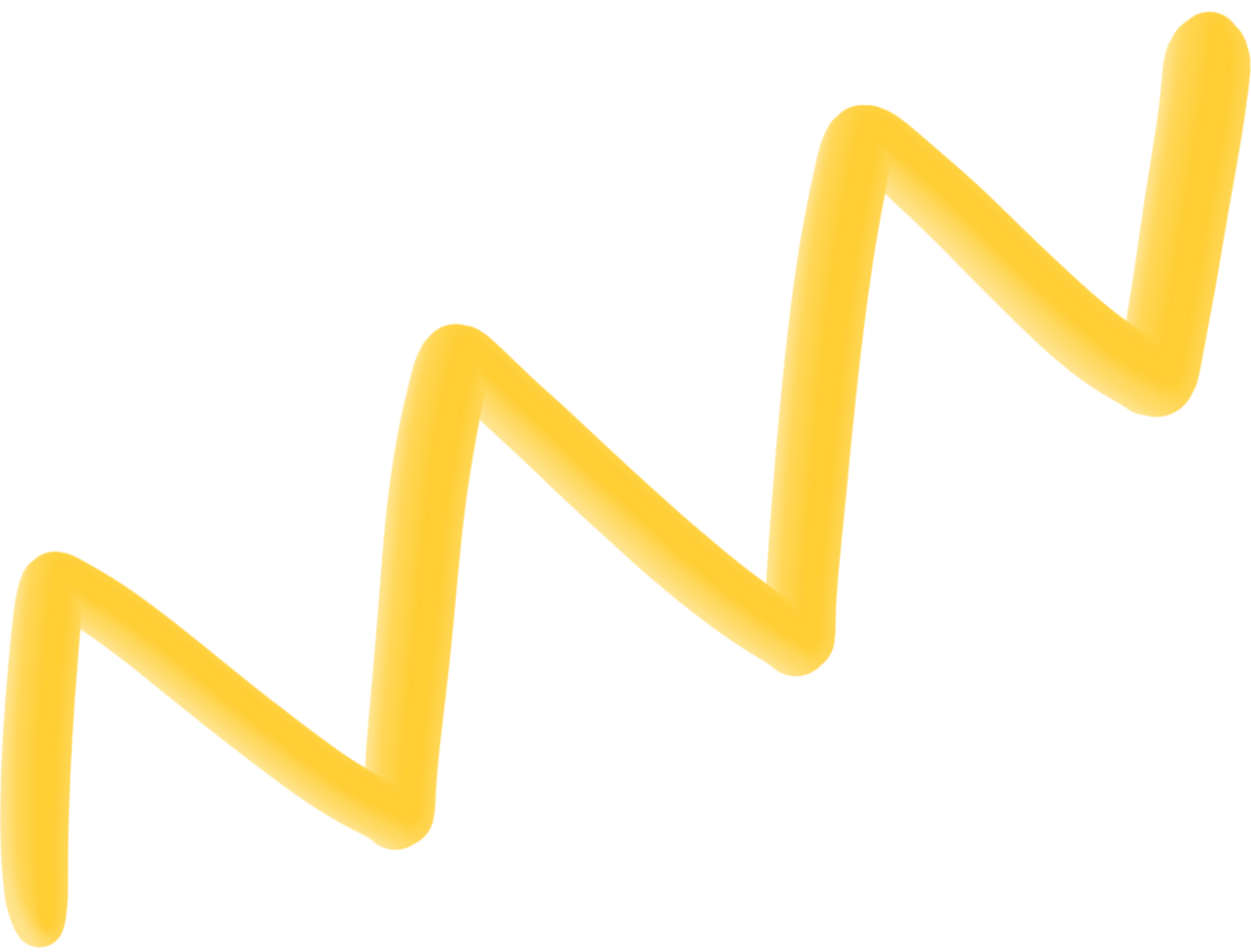 yellow color ziczac line png