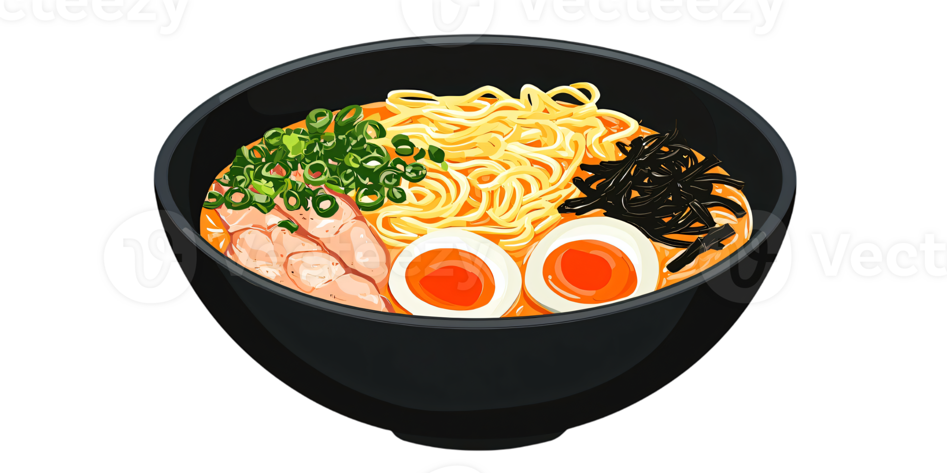 Delicious Ramen Noodles Soup Bowl Asian Cuisine Food png
