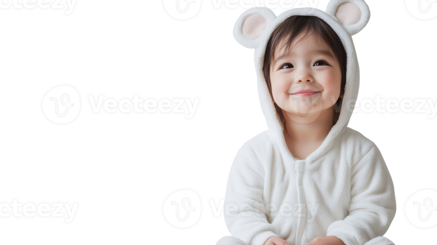 Cute and Cozy Child in Animal Onesie Pajama Perfect for Sleepovers and Cozy Home Days. png