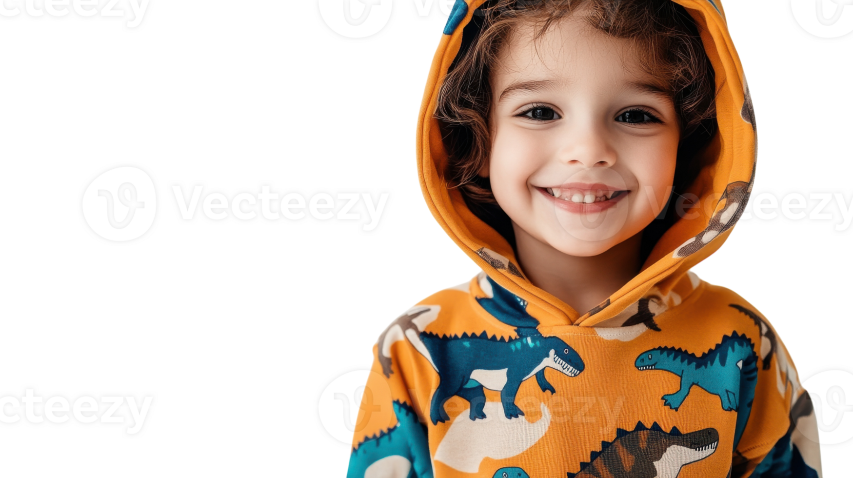 A Young Child Wearing a Playful Dinosaur-Themed Hoodie Captured in a Fun Outdoor Environment, Perfect for Expressing Individuality and Style. png