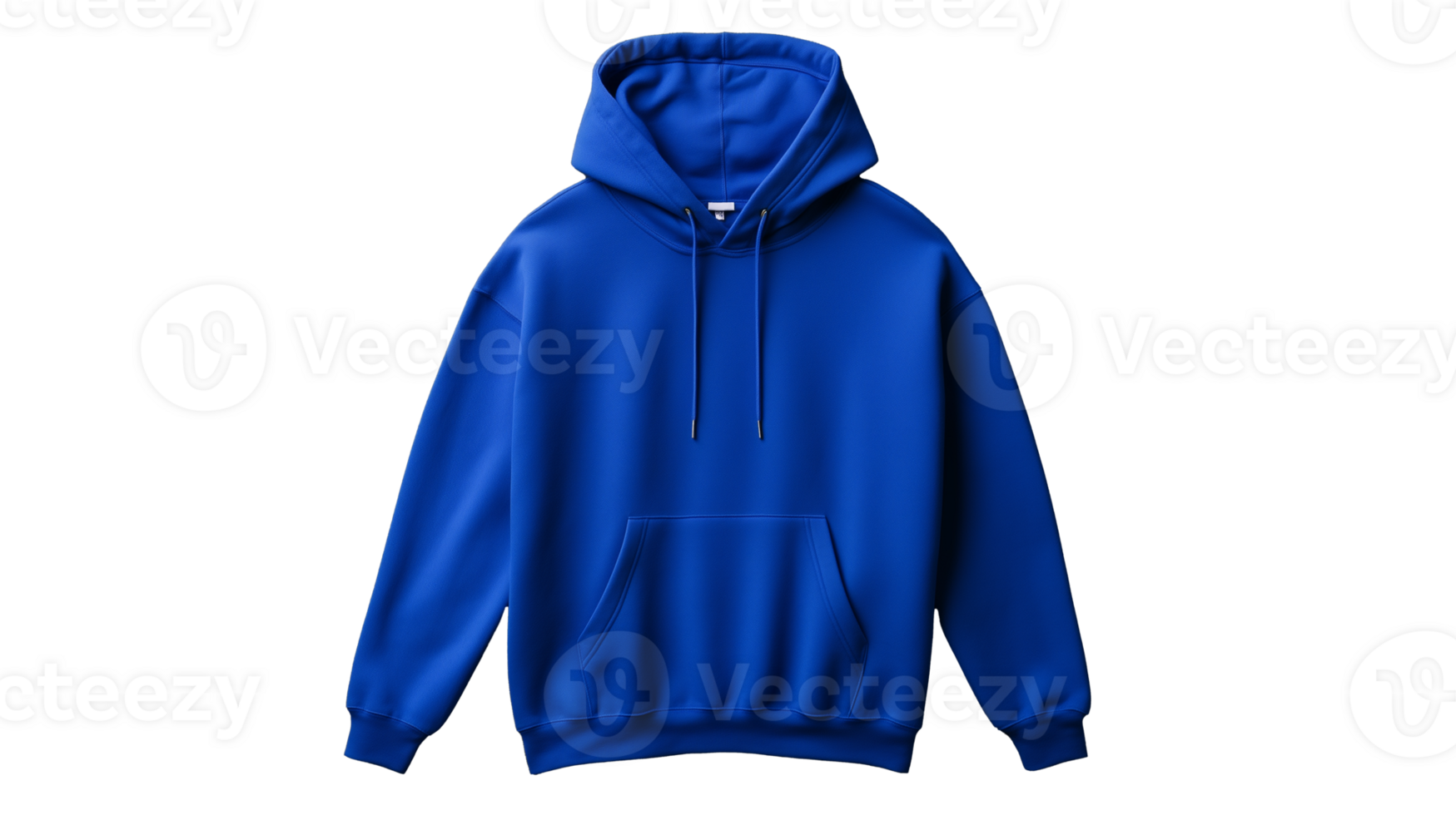Blue Hoodie Garment with Transparent Background for Fashion Displays png