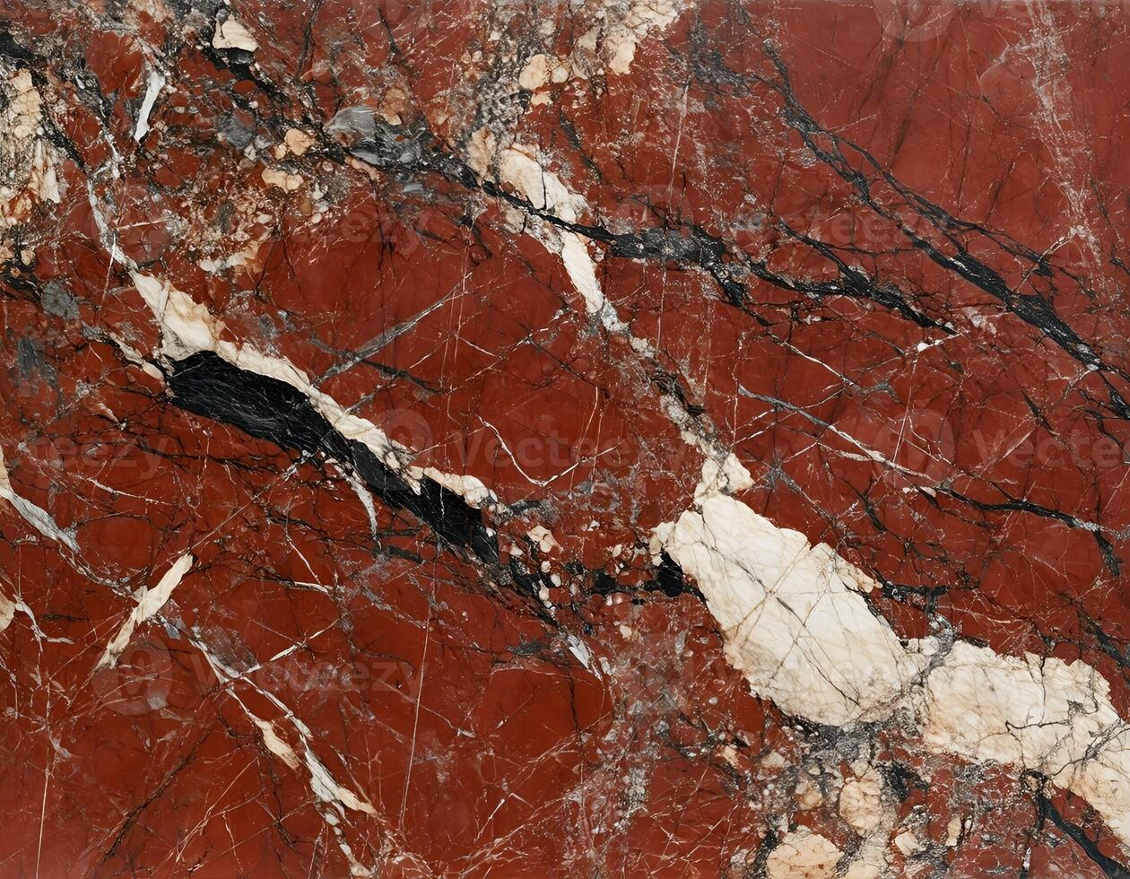 Rad and white marbling texture. Abstract stone background. Modern marble tile pattern photo