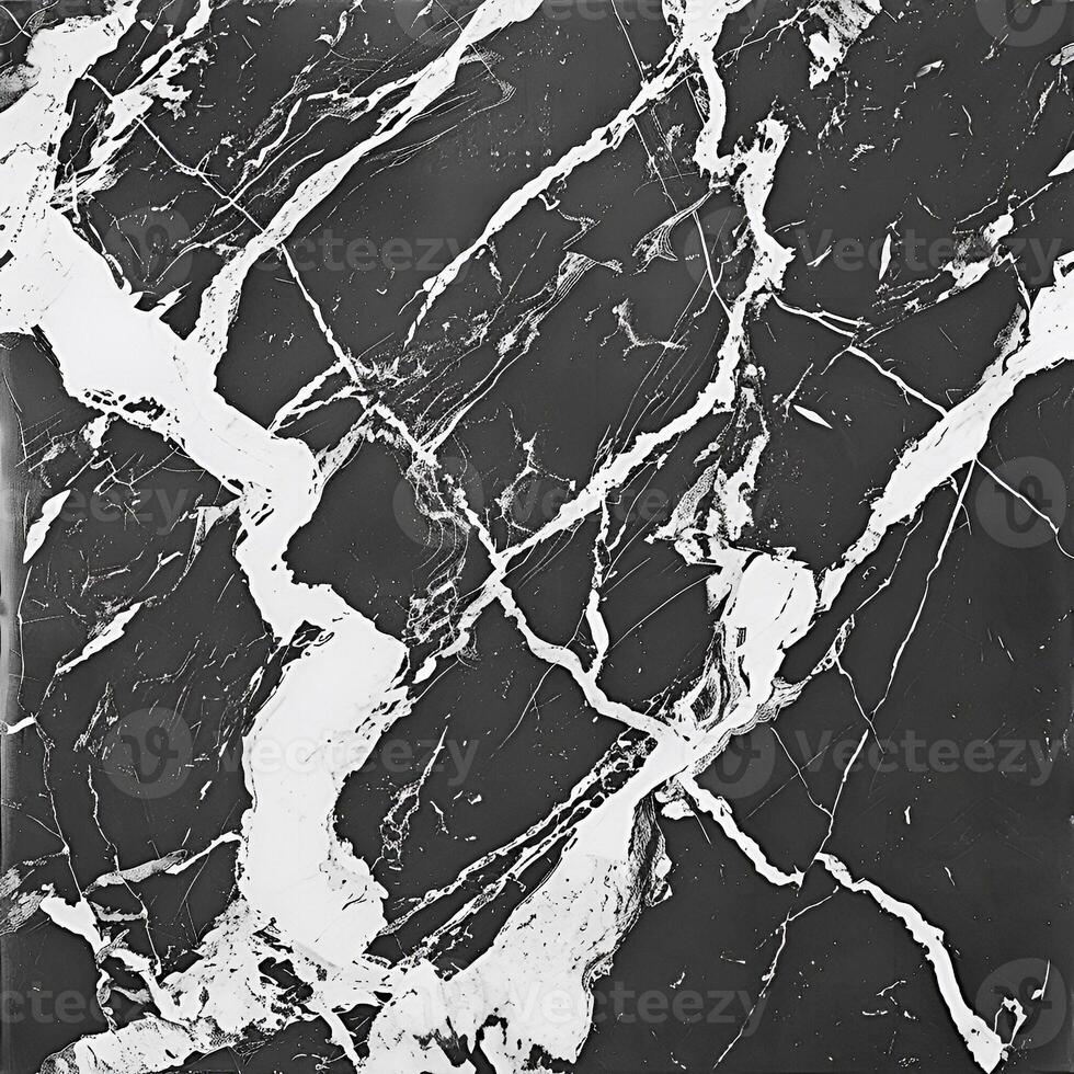 Dark marbling texture. Abstract black stone background. Modern ink marble tile photo
