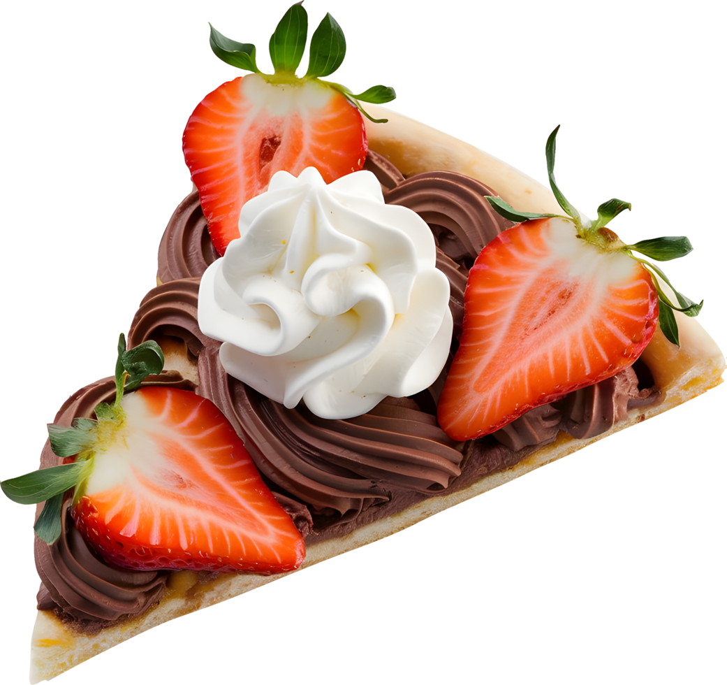 Chocolate Bliss Dessert Pizza png