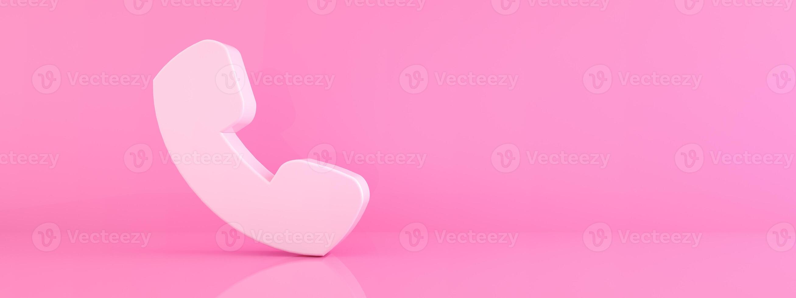 3d phone symbol panoramic photo