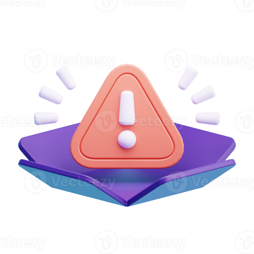 Empty Box 3D Icon Illustration png