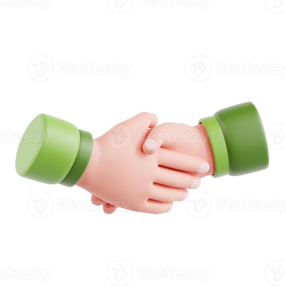 Handshake 3D Ramadan Illustration png