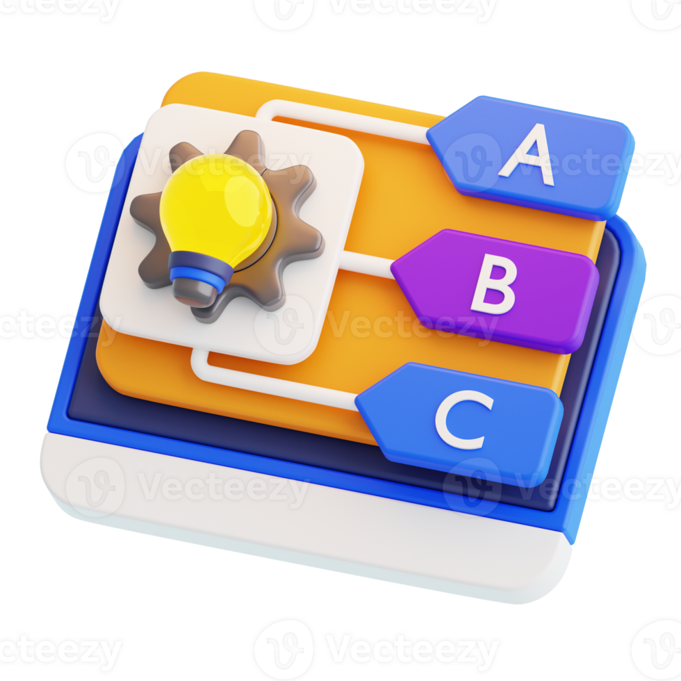 Design Approach 3D Illustration png