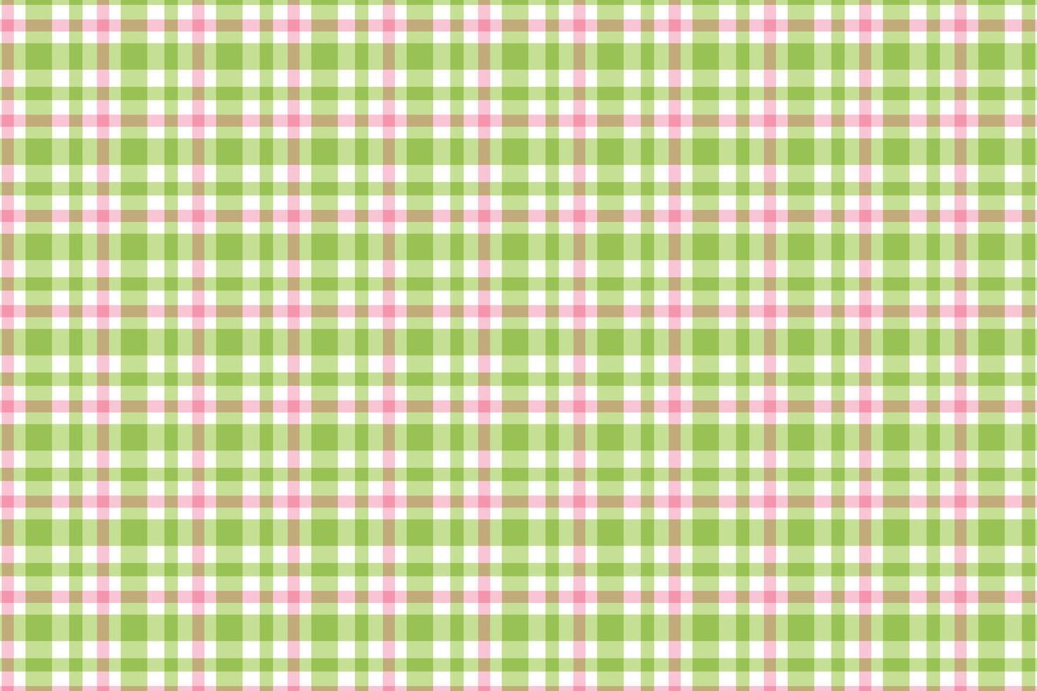 simple abstract creative green pink color plaid check pattern vector