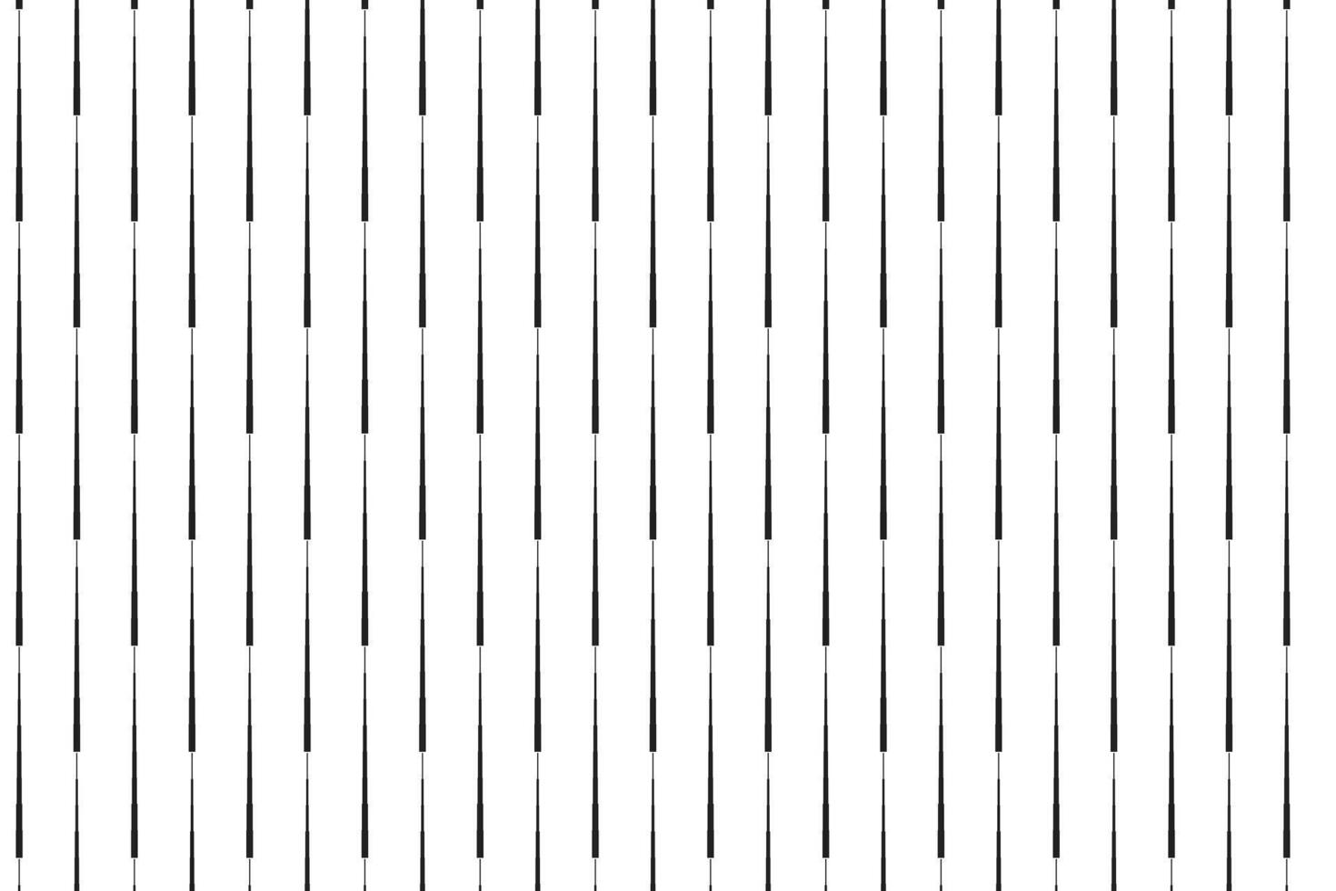 simple abstract creative thick to thin black color degrade speed geometric line pattern vector